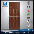 Fangda acero y madera utilizan puertas exteriores de acero para la venta